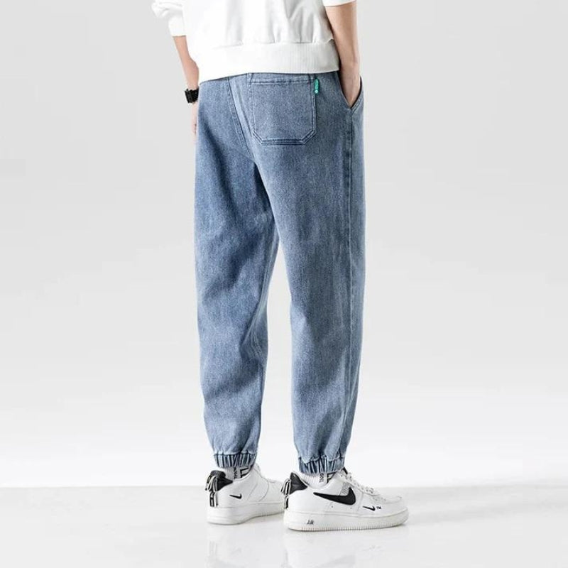 Hype Light Wash Denim Joggers