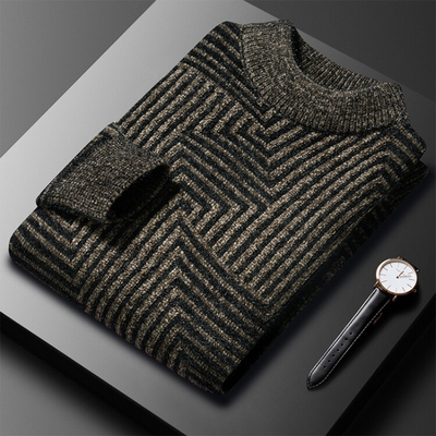 GeoStripe Comfort Sweater