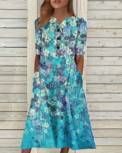 Alana™ Floral Print Dress