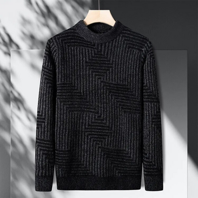 GeoStripe Comfort Sweater