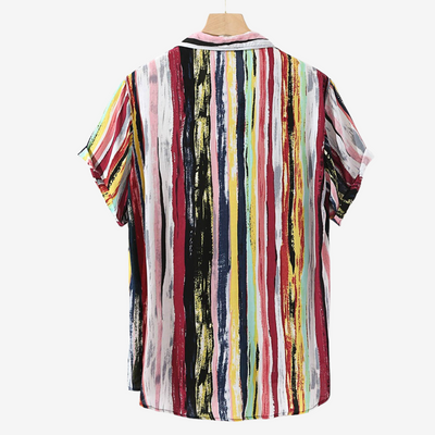 Abstract Artisan Print Shirt