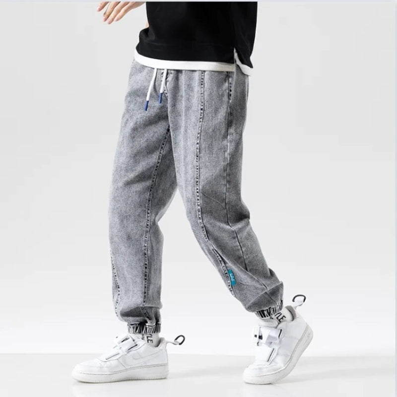 Hype Light Wash Denim Joggers