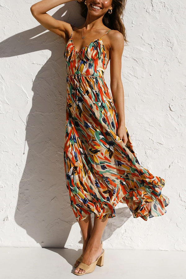 Cicie™ Colorful Midi Dress