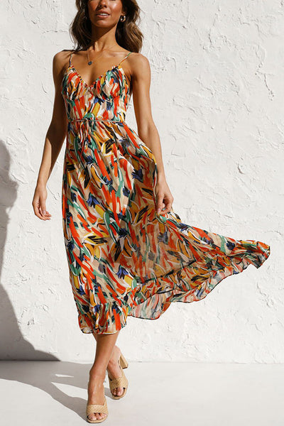 Cicie™ Colorful Midi Dress