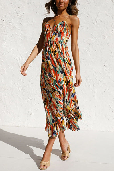 Cicie™ Colorful Midi Dress