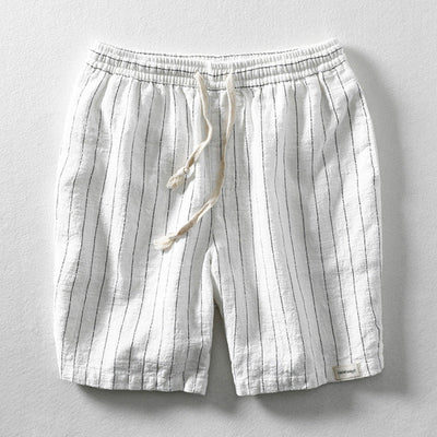 Hype Linen Pinstripe Shorts