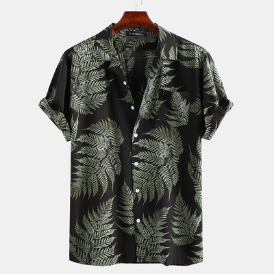 Sunny Palm - Cotton Shirt